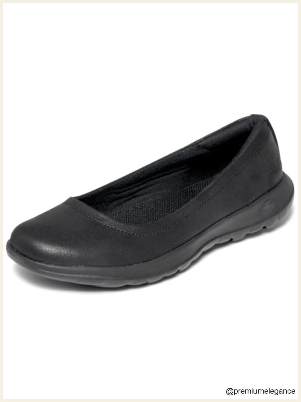 Skechers GO Walk Lite Flat Slip-On Ballet Shoes Cushioned